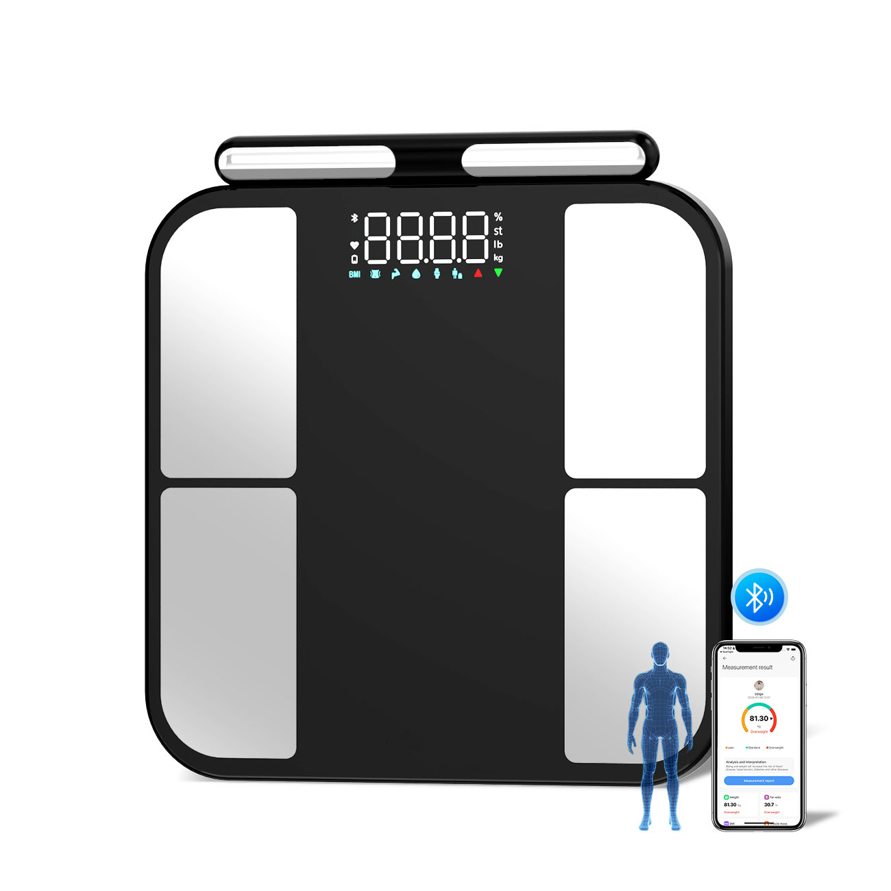 Intelligente Körperfettwaagen